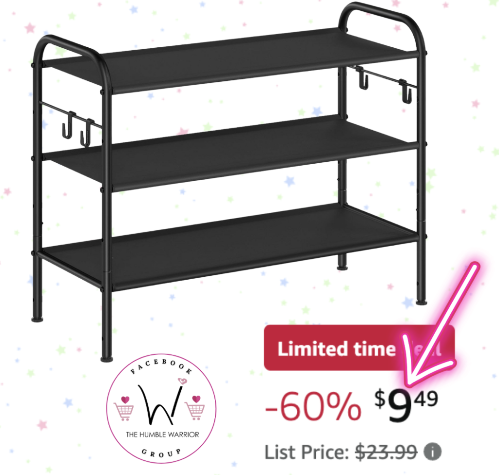 3-Tier Shoe Rack!